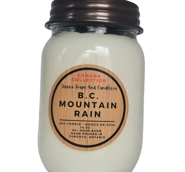 BC Mountain Rain Soy Candle - 14oz
