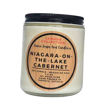 Niagara on the Lake Cabernet 8oz soy candle