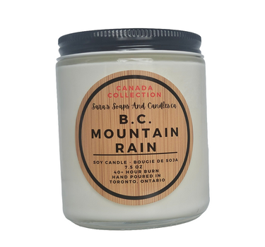 BC Mountain Rain Soy Candle - 8oz
