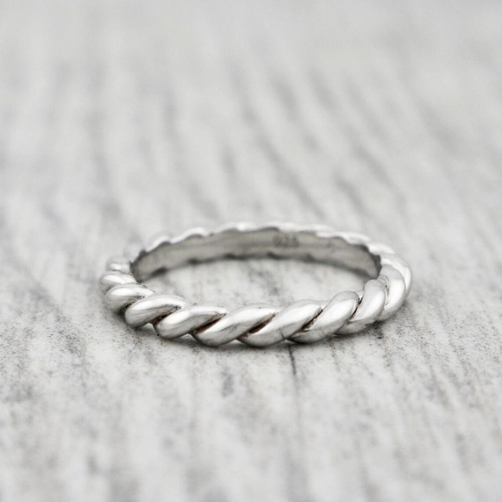 Sterling Silver Twist Ring
