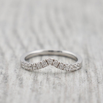 Sterling Silver V Ring