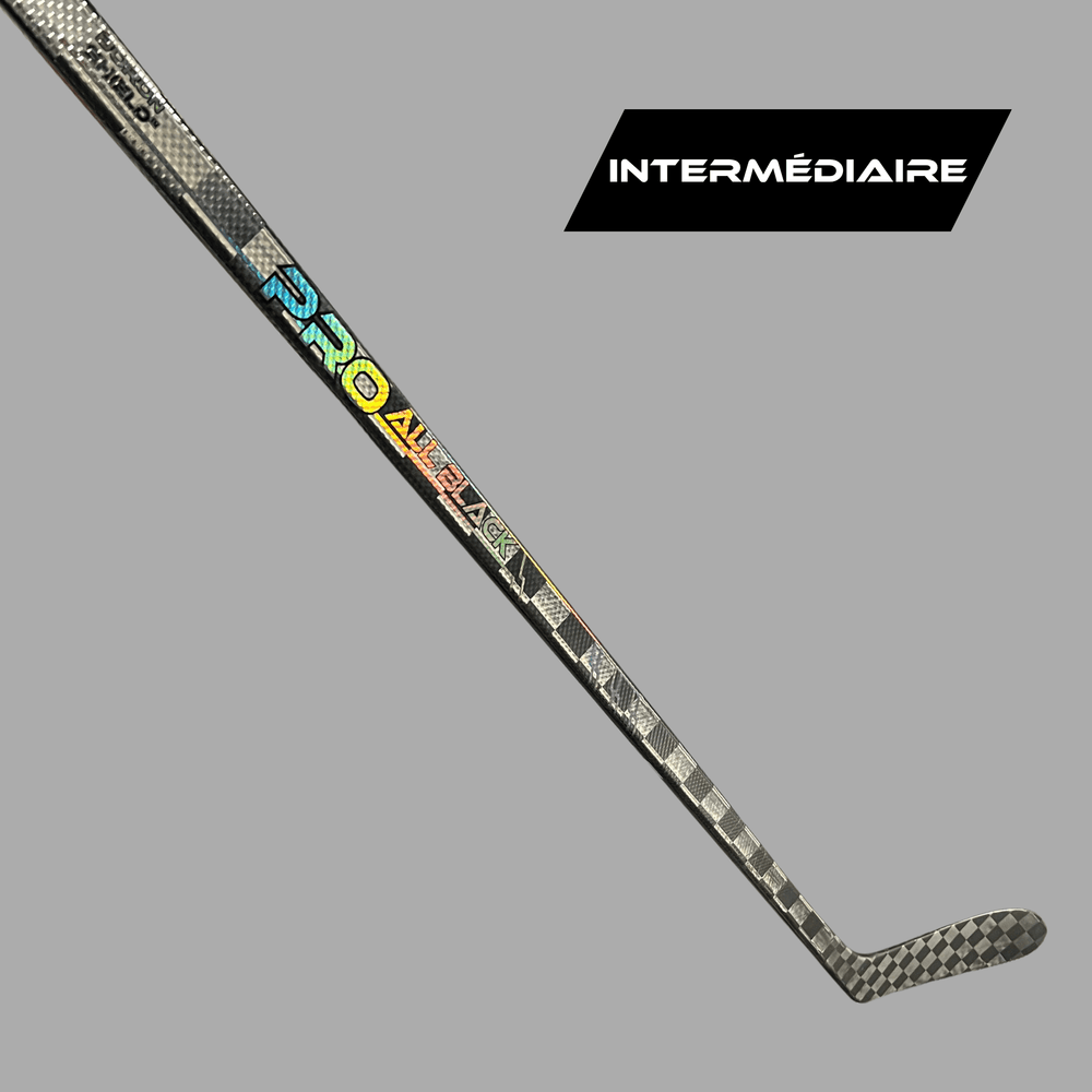 Pro All Black V2 Hockey Stick – Intermediate