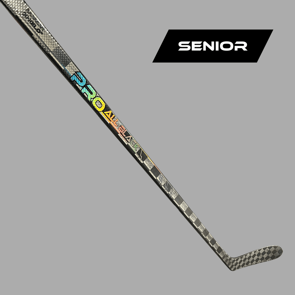 Bâton de hockey Pro All Black V2 – Senior