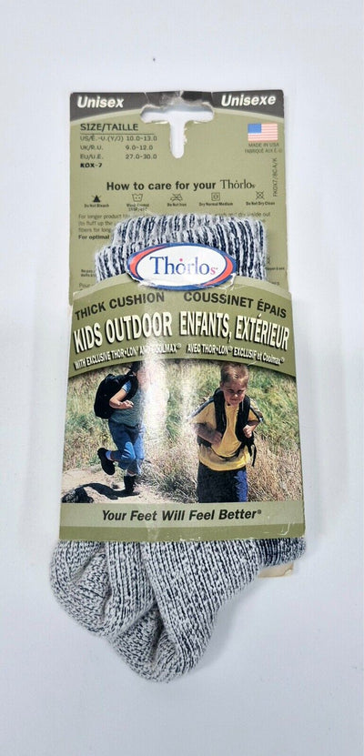 Chaussettes épaisses pour enfants Thorlo Outdoor - Taille : 10 US Enfants