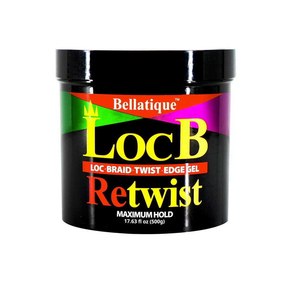 GEL COIFFANT MAXIMAL BELLATIQUE LOCB POUR NATTES TORSADÉES ET BORDS 17.63OZ