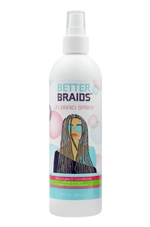 BETTER BRAIDS UN-BRAID SPRAY 12OZ
