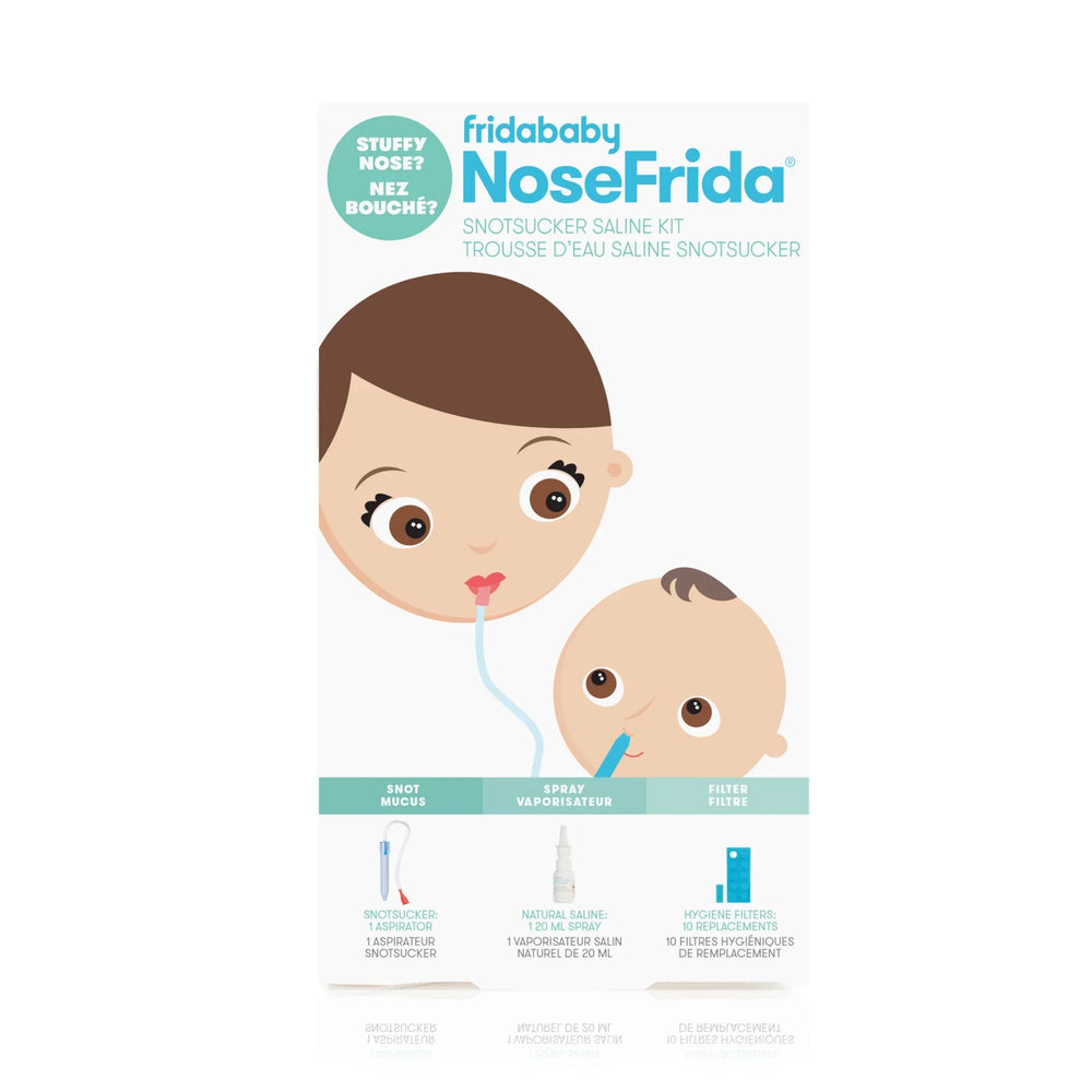 NoseFrida Le Suc-NezMD Ensemble de solution saline