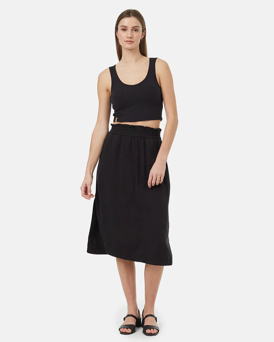 Jupe midi en Tencel