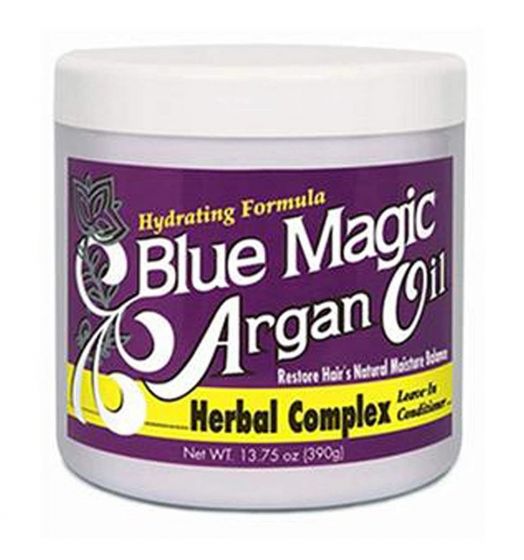 BLUE MAGIC HUILE D'ARGAN COMPLEXE VÉGÉTAL REVITALISANT SANS RINÇAGE 13.75 OZ