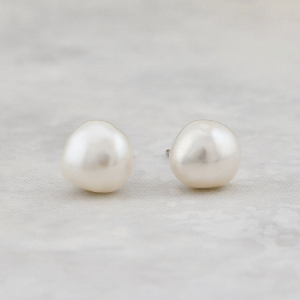 Boucles d'oreilles Perles Baroques en argent sterling