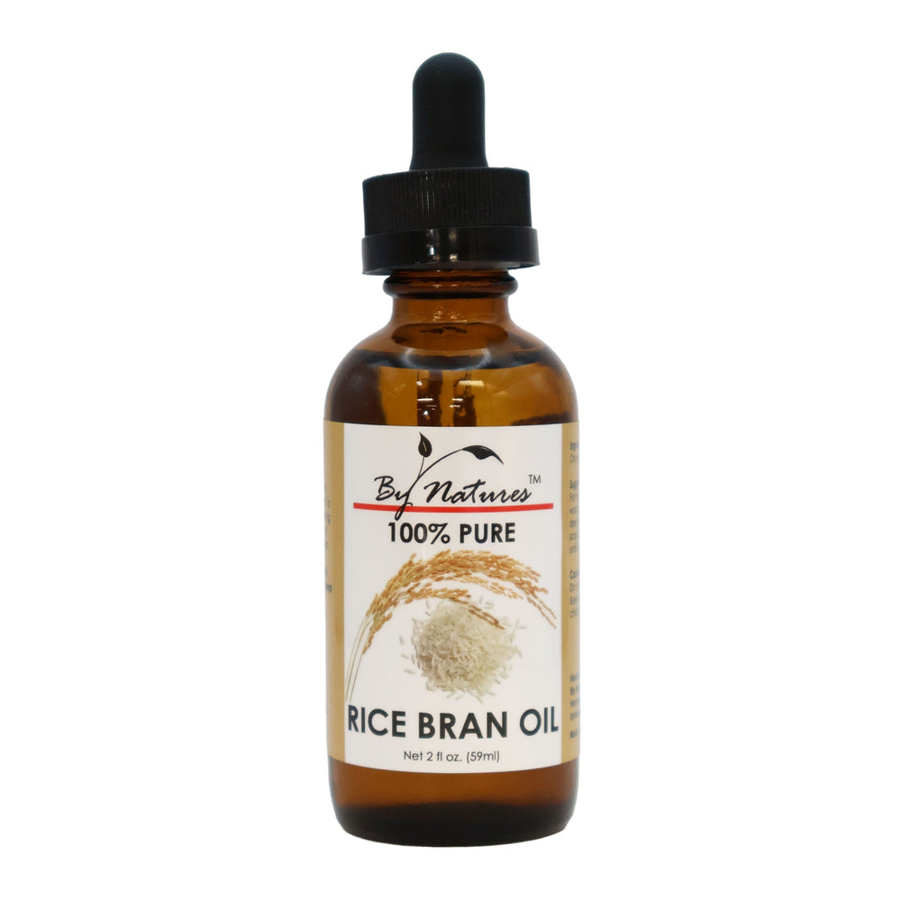 HUILE DE SON DE RIZ 100 % PURE BY NATURES 2 oz