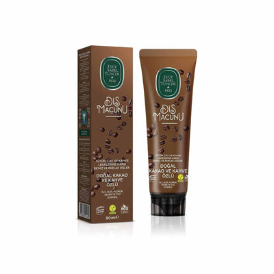 Dentifrice Herbal Cacao & Café – 90 ml | Blancheur douce & Haleine fraîche