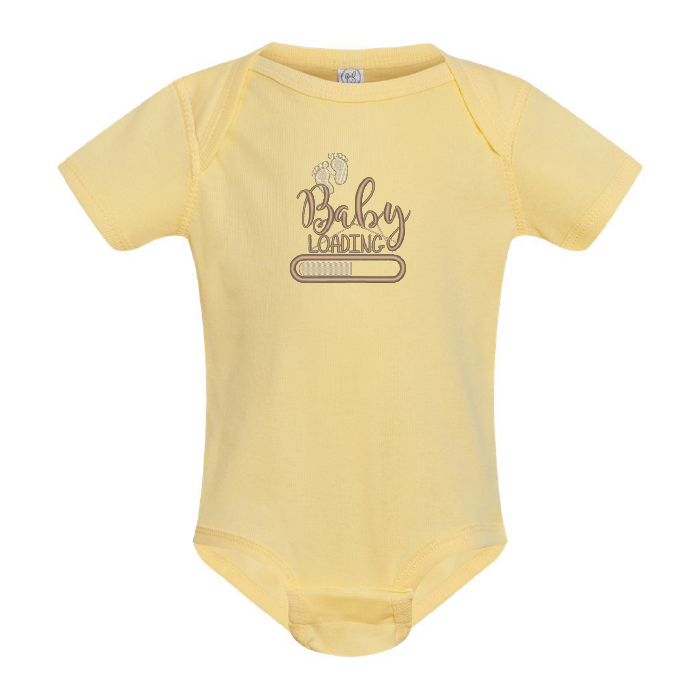 Embroidered "Baby Loading" Onesie