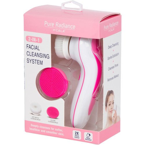 SYSTÈME DE NETTOYAGE FACIAL 2-EN-1 CALA (ROSE) *67503