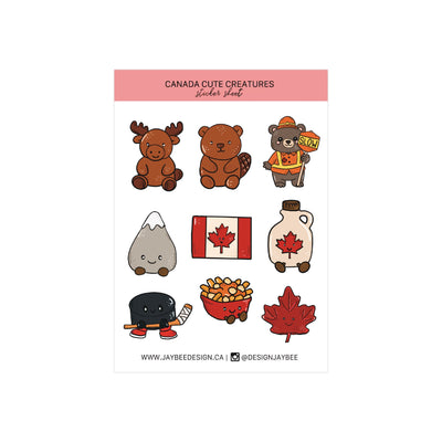 Canada Mini Sticker Sheet