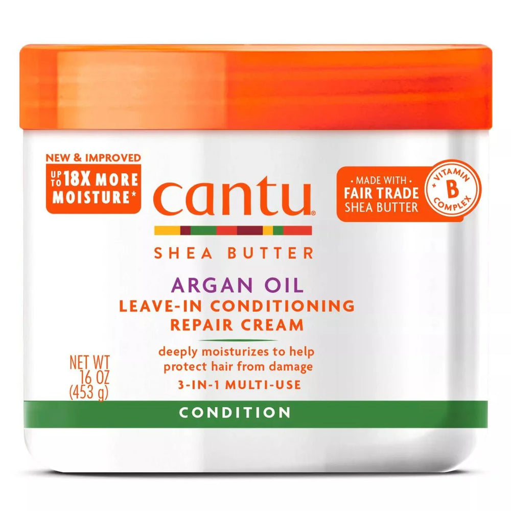 CANTU ARGAN OIL LEAVE-IN CONDITIONER REPAIR CREAM 16OZ — Beautylicious Canada
