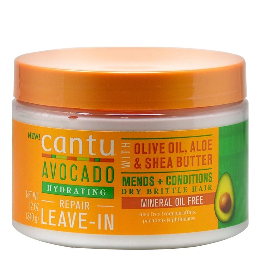 CANTU Masque sans rinçage hydratant et réparateur à l'avocat 340 g