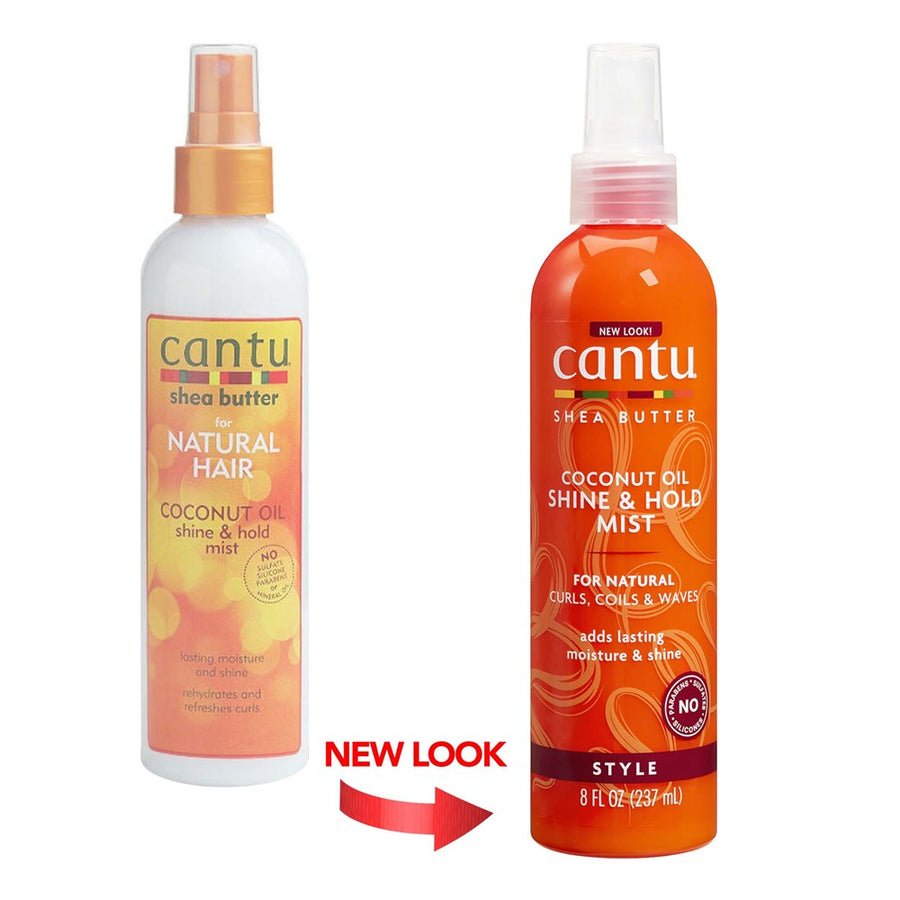 CANTU Beurre de Karité Huile de Coco Brume Éclat & Fixation 8OZ