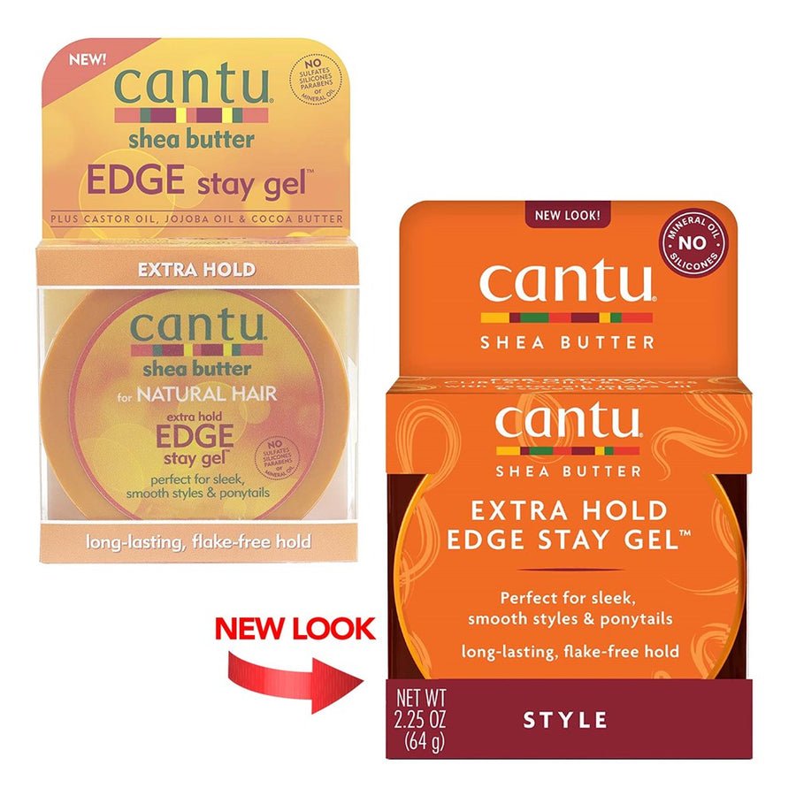 CANTU Beurre de Karité Gel Fixateur Coiffant Bords 64g