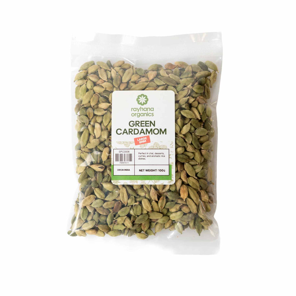 Cardamome verte entière 8MM – Épices entières de première qualité