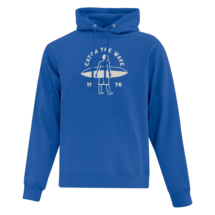 Hoodie "Catch the Wave" brodé