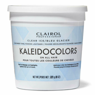 CLAIROL PROFESSIONAL POUDRE DÉCOLORANTE TONALE KALEIDOCOLORS CLEAR ICE 8OZ