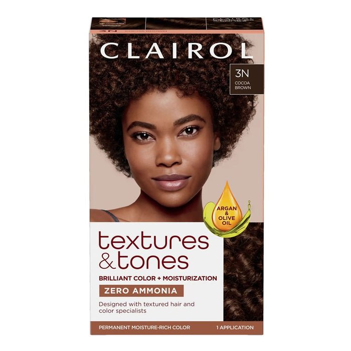 CLAIROL TEXTURES & TONES - 3N COCOA BROWN