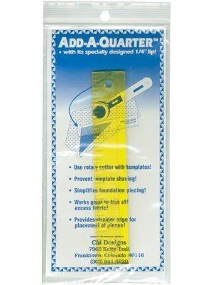 Add a Quarter 1/4" Ruler  Yellow — Cottage Quilting Ltd.
