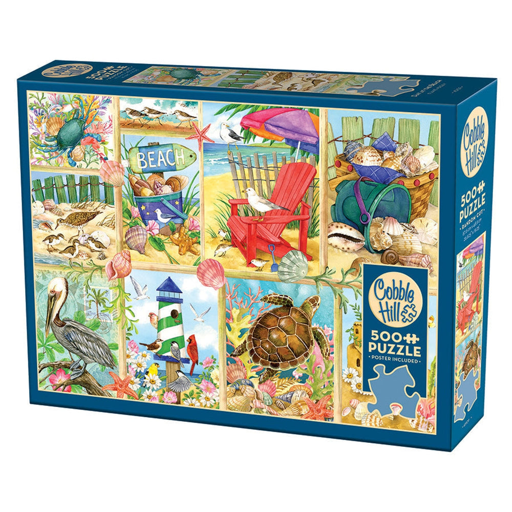 Puzzle 500 pièces : Journée à la plage par Cobble Hill
