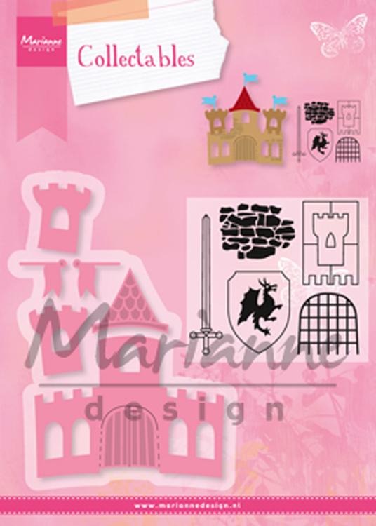 Marianne Design : Set de découpe et de tampons Collectables - Château