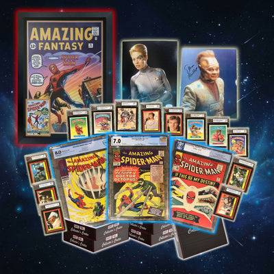 BOÎTE MYSTÈRE DE COLLECTIONNEUR – SÉRIE DE BANDES DESSINÉES 6 – ÉDITION LIMITÉE /20 – BANDES DESSINÉES VINTAGE, OBJETS DE COLLECTION, CARTES GRADÉES ET OBJETS DE COLLECTION RARES AUTOGRAPHES