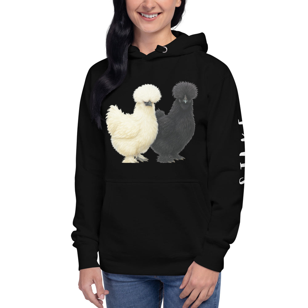 Chandail à capuchon unisexe Silkie Lapin