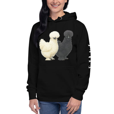 Chandail à capuchon unisexe Silkie Lapin