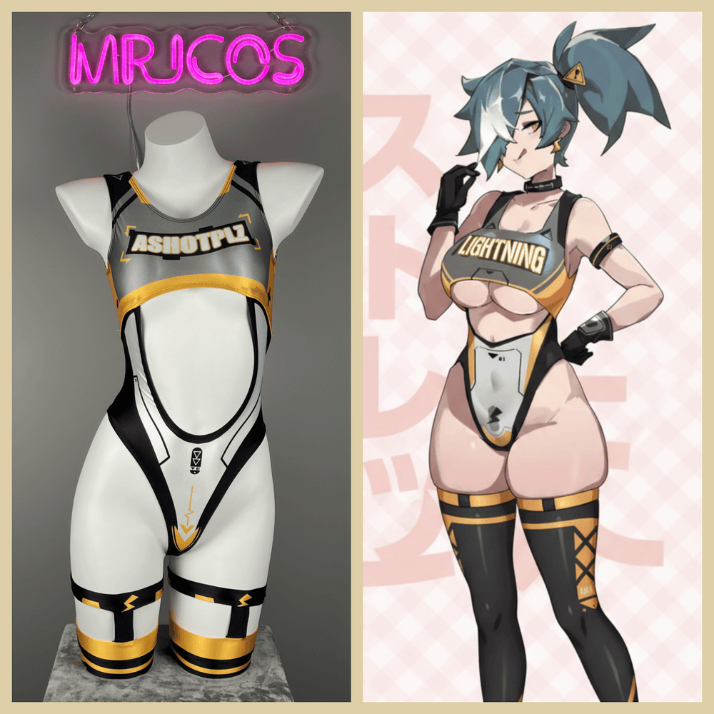 Combinaison de Course Sexy Sci-Fi Anime en Spandex, Costume Cosplay Combinaison Humide