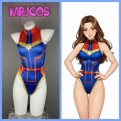 Combinaison Lingerie Super-Héroïne Sans Entrejambe Cosplay