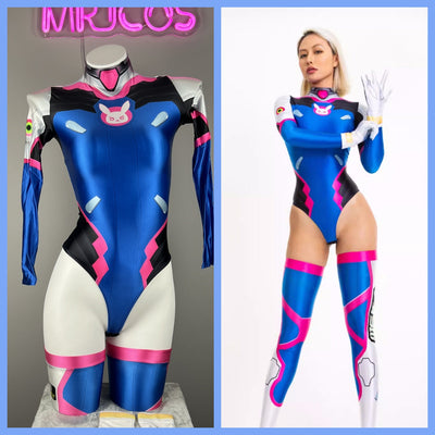 Combinaison moulante en Spandex avec entrejambe ouvert pour Cosplay et Costume d'Halloween