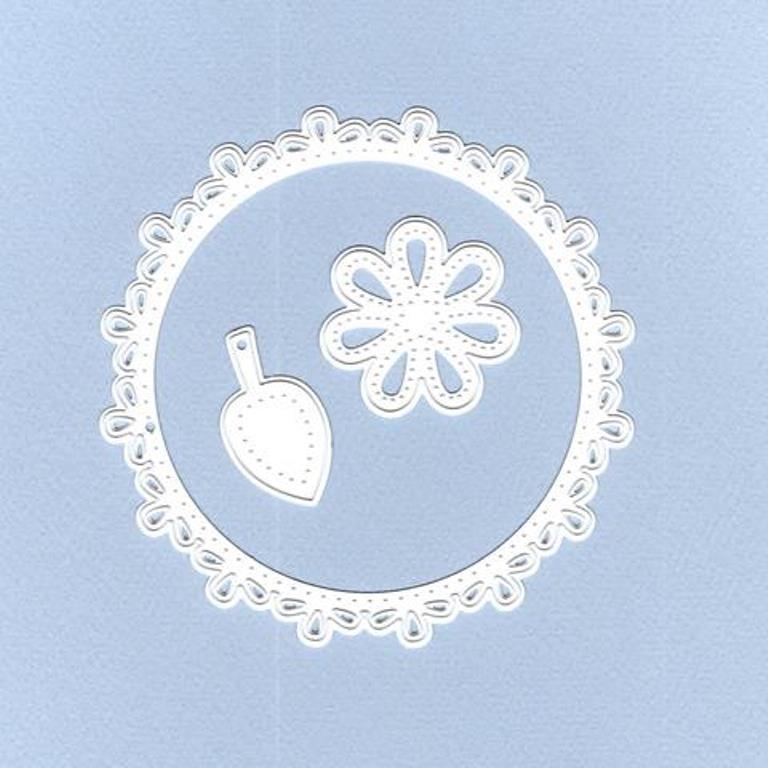 Marianne Design; Matrices de découpe Craftables - Cercle et point de fleur