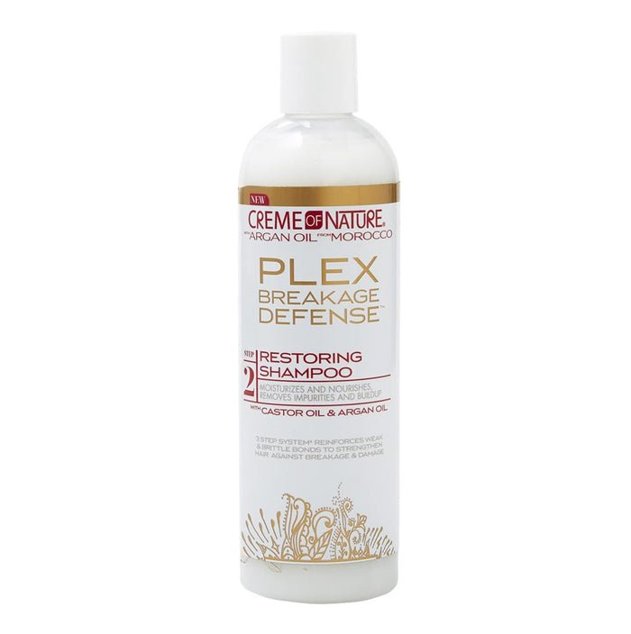 CREME OF NATURE Argan Oil PLEX Restoring Shampoo 12 OZ
