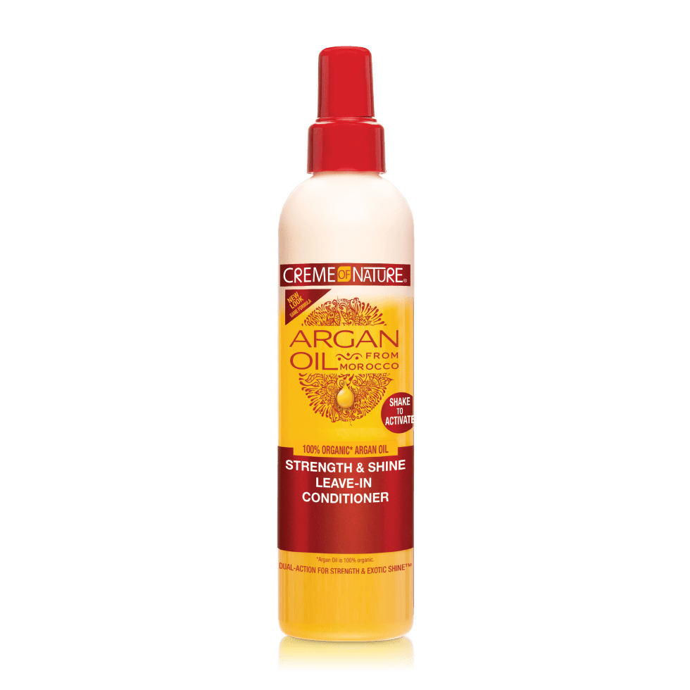 CREME OF NATURE ARGAN OIL STRENGH & SHINE LEAVE-IN CONDITIONER 8.4OZ — Beautylicious Canada
