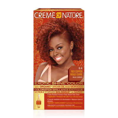 CREME OF NATURE EXOTIC SHINE COLOR - 6.4 CUIVRÉ ROUGE