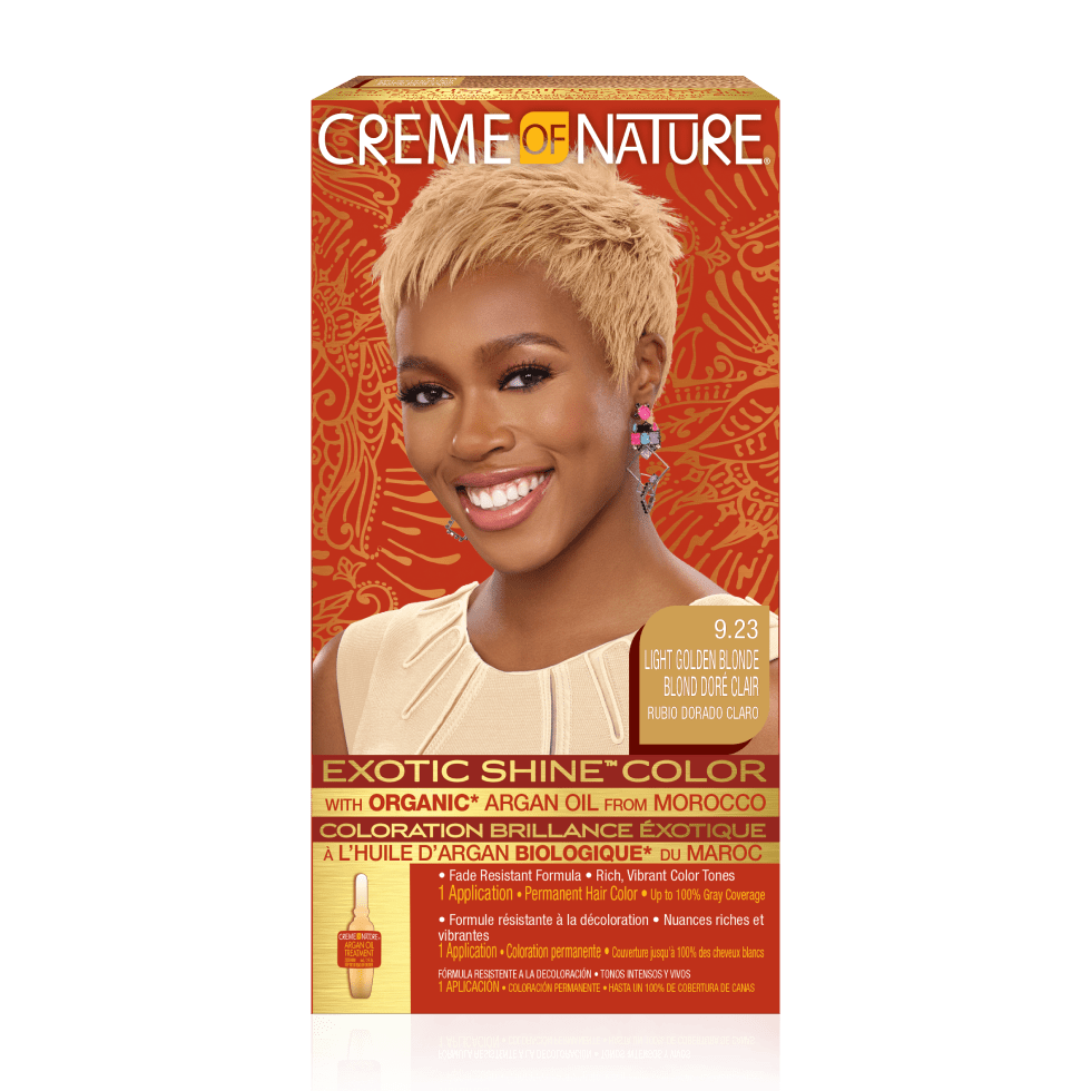 CREME OF NATURE EXOTIC SHINE COLOR 9.23 - LIGHT GOLDEN BLONDE
