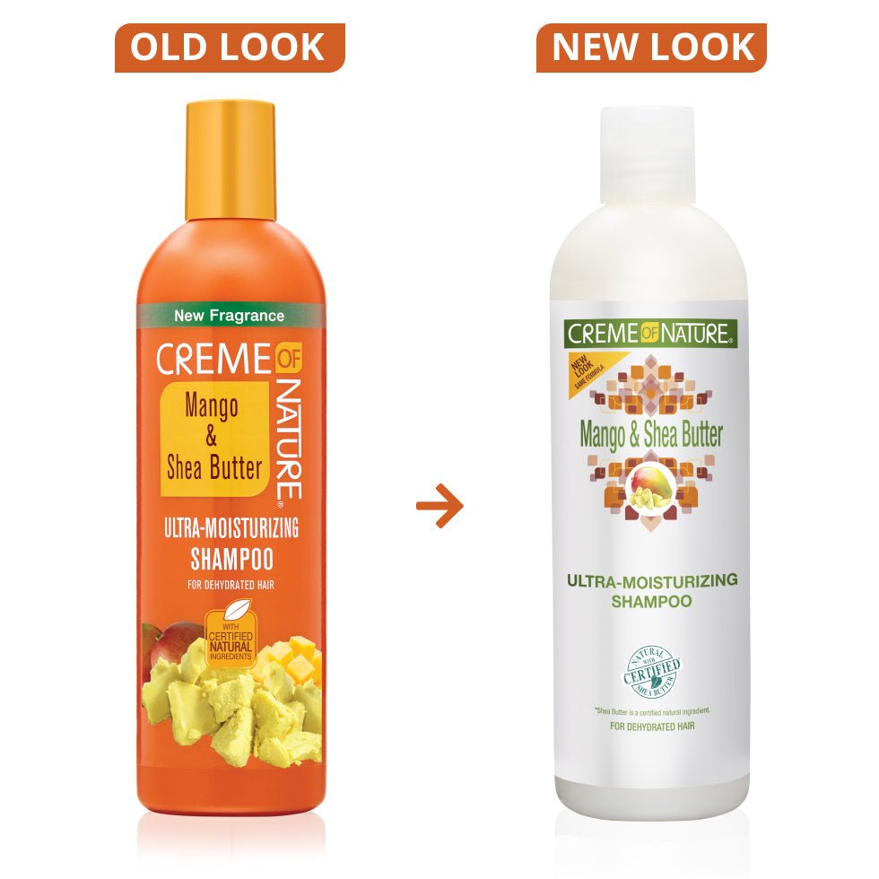 CREME OF NATURE Mango & Shea Butter Ultra-Moisturizing Shampoo 12OZ