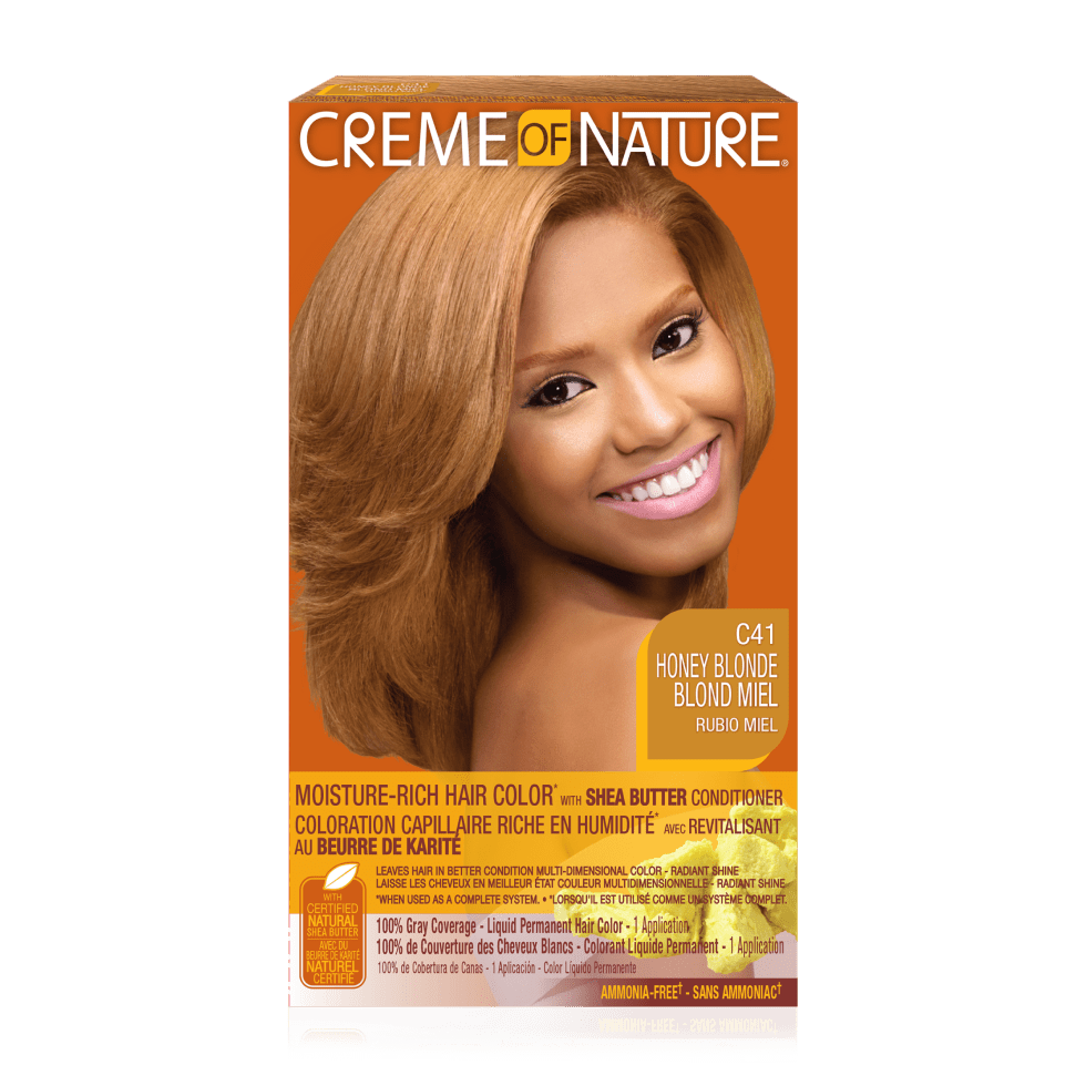 CREME OF NATURE Moisture-Rich Hair Color C41 HONEY BLONDE