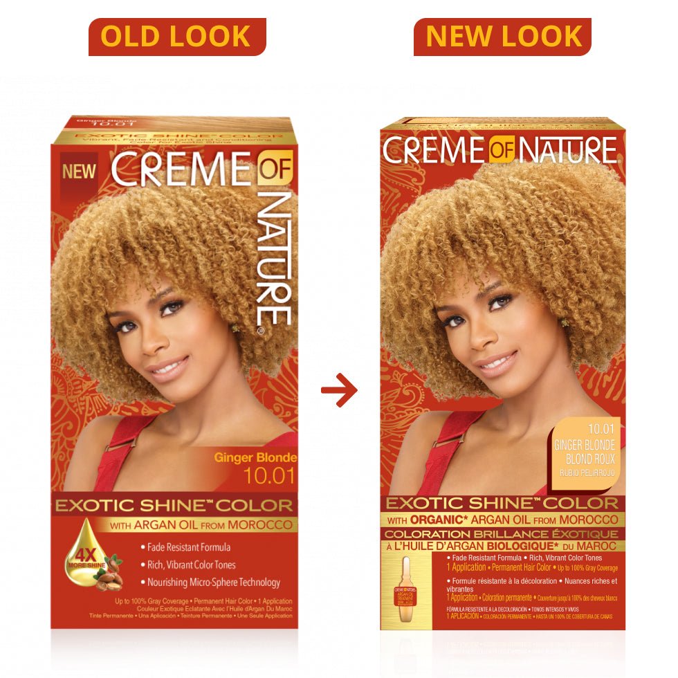 CREME OF NATURE PERMANENT HAIRCOLOR GINGER BLONDE 10.01