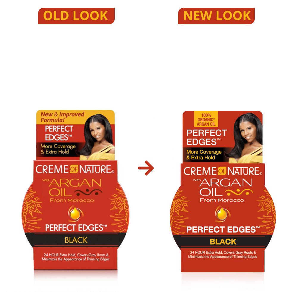 CREME OF NATURE WITH ARGAN OIL FROM MOROCCO PERFECT EDGES BLACK 2.25 OZ