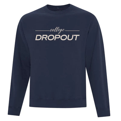 Embroidered "College Dropout" Crewneck