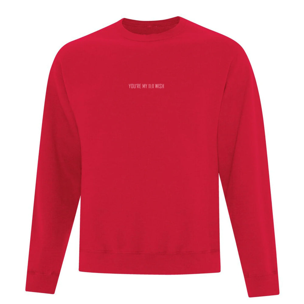 Crewneck 11:11 embroidered wish