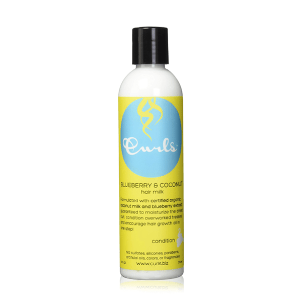 LAIT POUR CHEVEUX BLEUETS ET NOIX DE COCO CURLS 8oz
