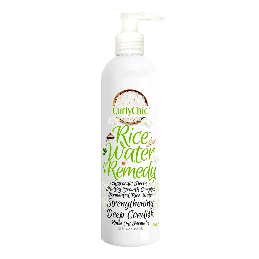 CURLYCHIC SOIN FORTIFIANT APRÈS-SHAMPOOING EAU DE RIZ 237 ML