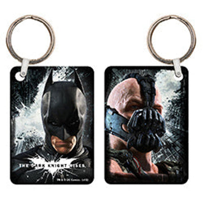 Dark Knight Rises Batman vs Bane Metal Keychain